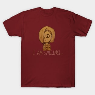 I Am Smiling—Violet Snow T-Shirt